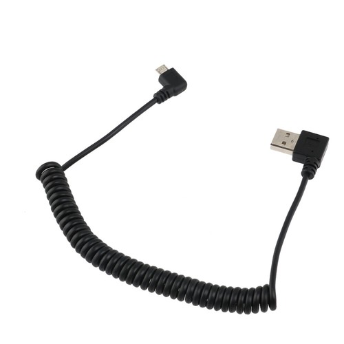 Spiral Coiled Spring Practical 1.5m Micro USB Cable Data Cable Charging Cable - 第 5/6 張圖片