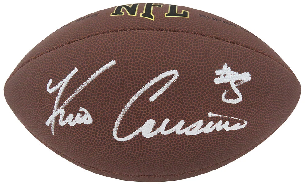 Kirk Cousins Signed Wilson Super Grip Full Size NFL Football FANATICS COA