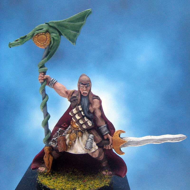 Painted I-Kore Celtos Miniature Faeron Fire Wizard III Painted I-Kore Celtos Miniature Faeron Fire Wizard III