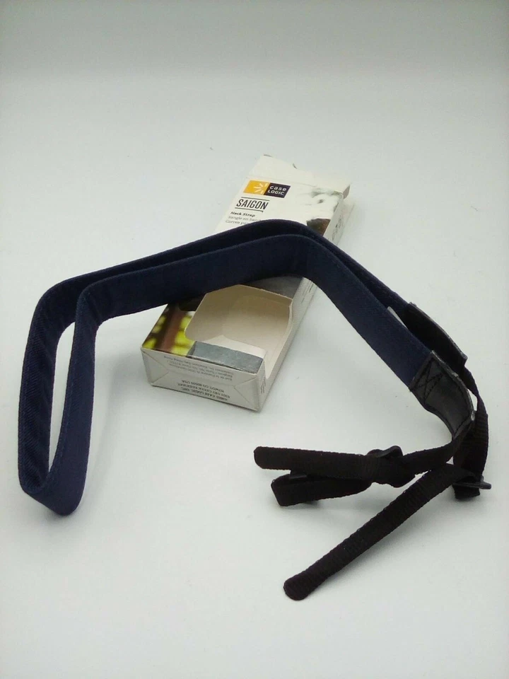 Case Logic ~ Saigon ~ Camera Neck Strap - Blue (Indigo) ~ SDNS201 - Image 4 of 4