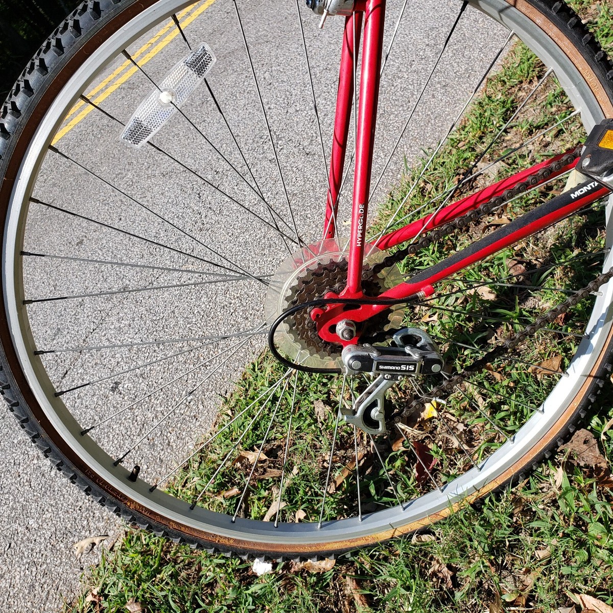 90's Montague MX-7 Folding Commuter Bike Lightly Used Red | eBay