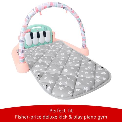 Baby Gym Play Mat Fit For Fisher-Price Deluxe Kick 'n Play Piano Gym Ultra Soft - Picture 5 of 7