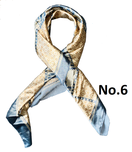Fine Woman Satin Écharpe Foulard Satin-Stoff Décoratif Neuf 90X 90cm - Picture 7 of 12