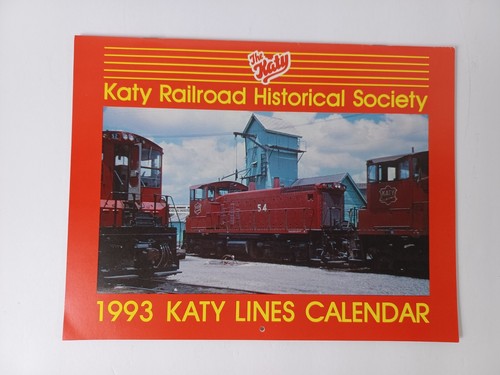 1993 The Katy Railroad Historical Society Train Calendar Free Ship - Picture 1 of 4