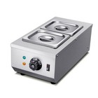 2 Pot Electric Chocolate Melting Commercial Warmer Melter Heating 800W