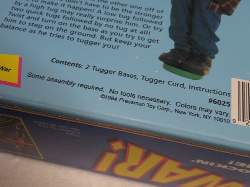 Vintage 1994 Tugger War Board Game NEW NIB 90s Rare Pressman - Picture 4 of 6