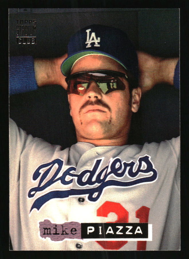 1994 Stadium Club Dugout Dirt Members Only #1 Mike Piazza