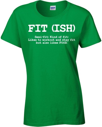 Fitish - Ajuste (ish) Semi-ajuste tipo de ajuste a alguien le gusta la comida damas Camiseta 086 - Imagen 22 de 49