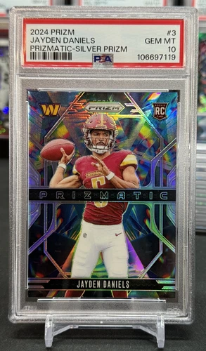 2024 Panini Prizm Prizmatic Silver Jayden Daniels #3 (RC)