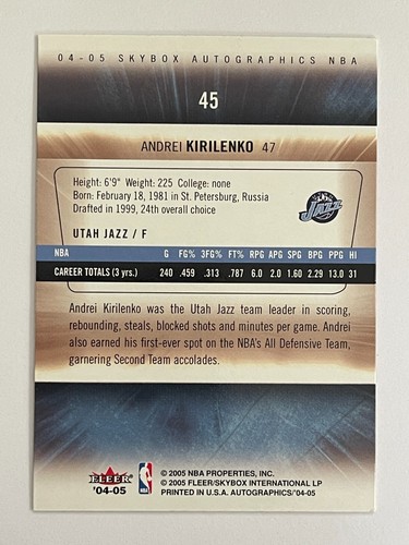 2004-05 Skybox Autographics NBA Basketball *Pick Your Card* - Picture 87 of 115