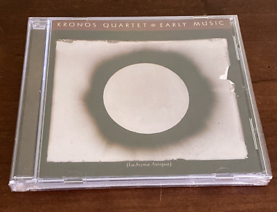 Kronos Quartet Early Music Lachryma Antiqua  CD BMG