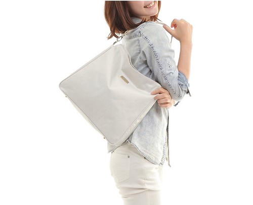 Beyond Women's  Cool & Stylish One Shoulder 2Way Hand Bag, BLACK or IVORY, JAPAN - Picture 5 of 9