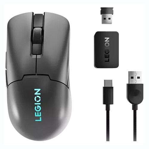 Lenovo Legion M600s Qi Wireless gaming mouse, Bluetooth, 19k DPI, Storm Grey - Picture 2 of 13