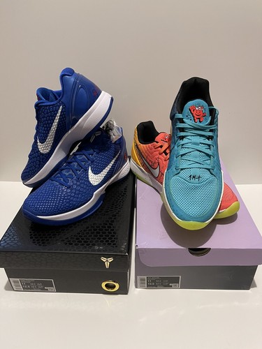 Size 11- Nike Kobe 6 Protro Dodgers & Kobe 9 EM Low Protro Mambacita Size 12 - Picture 20 of 22