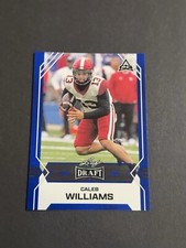 2022 Leaf Draft Caleb Williams Rookie RC Blue #05  - USC Trojans