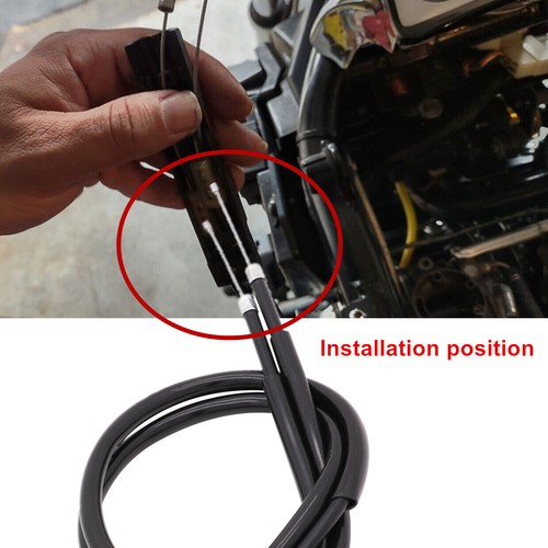 Motorcycle Throttle Cable Wires For Yamaha Vmax 1200 VMX1200 VMAX12 1985-2007 - Imagen 8 de 8