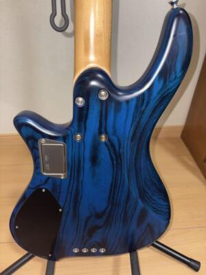 Edwards E-BB-145 Satin Burner Blue Electric Bass Guitar