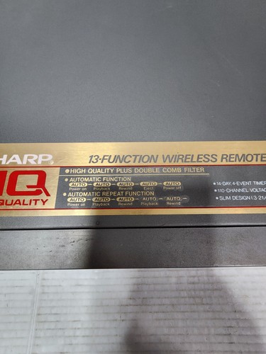 Sharp 6847U VHS VCR PARTS ONLY NO POWER... - Picture 11 of 17