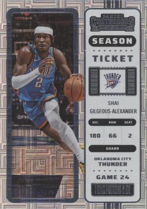 2022-23 Panini Contenders - Shai Gilgeous-Alexander #18 - 1 of 1