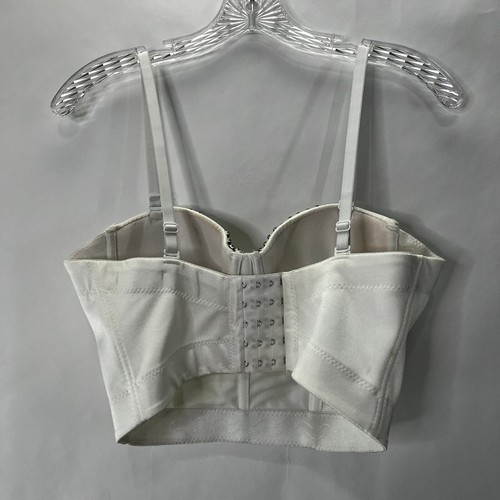 Crystal Rhinestone Bustier Push-up Bra Size S - Picture 2 of 3