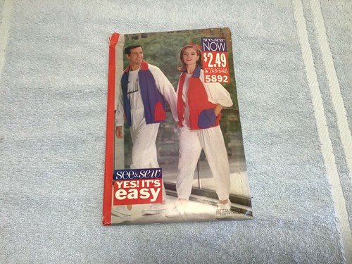 See & Sew Unisex Jacket & Pants A (XS-S-M) Pattern 1991 - Picture 7 of 8