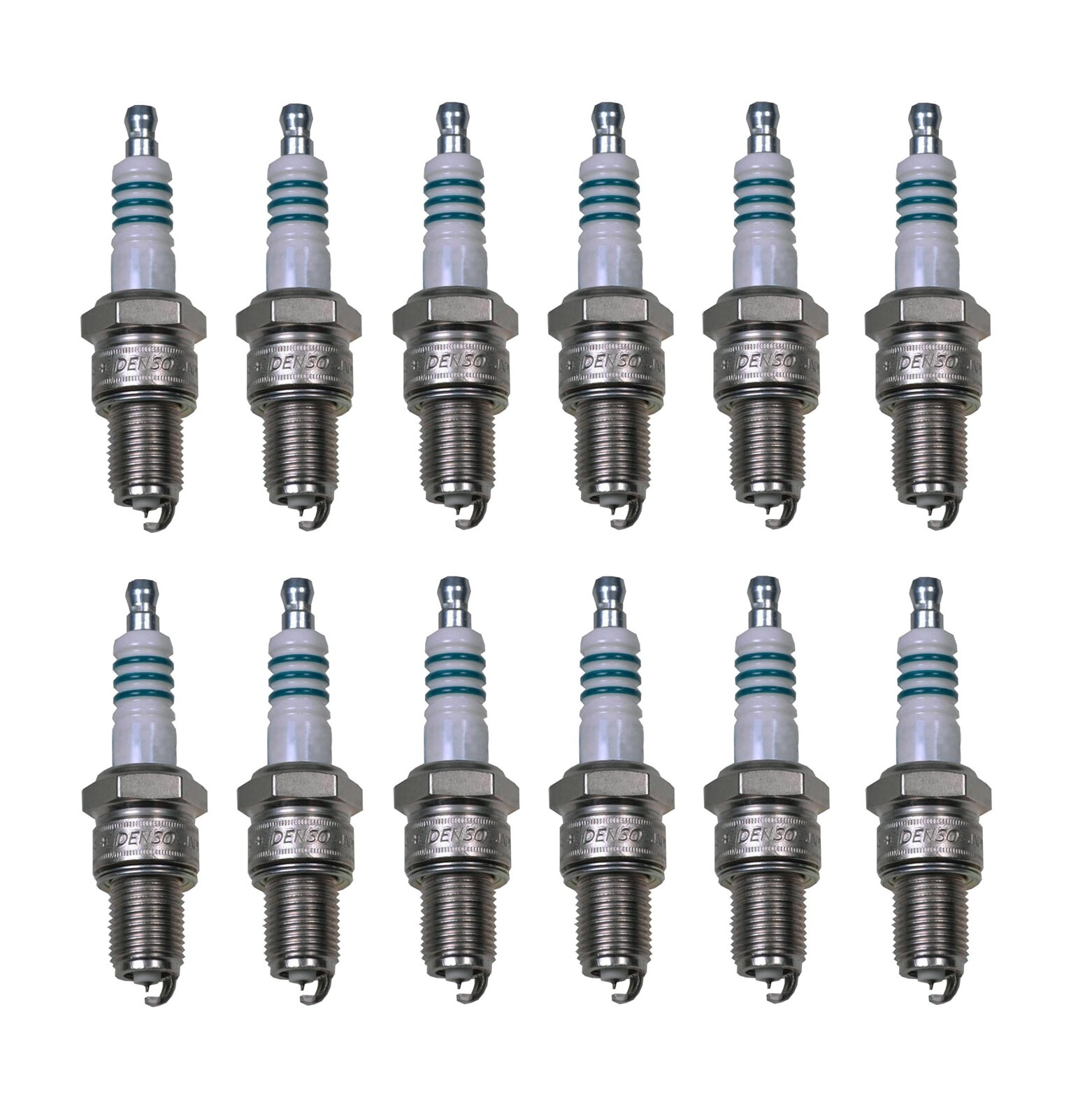 Set 12 Iridium Power Spark Plugs 044 For Ferrari 365 GT4 BB Jaguar XJ12 XJS XKE