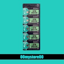 EXP 2030 5 SONY 379 Watch Coin Button Cell Battery SR521SW Ships from CA