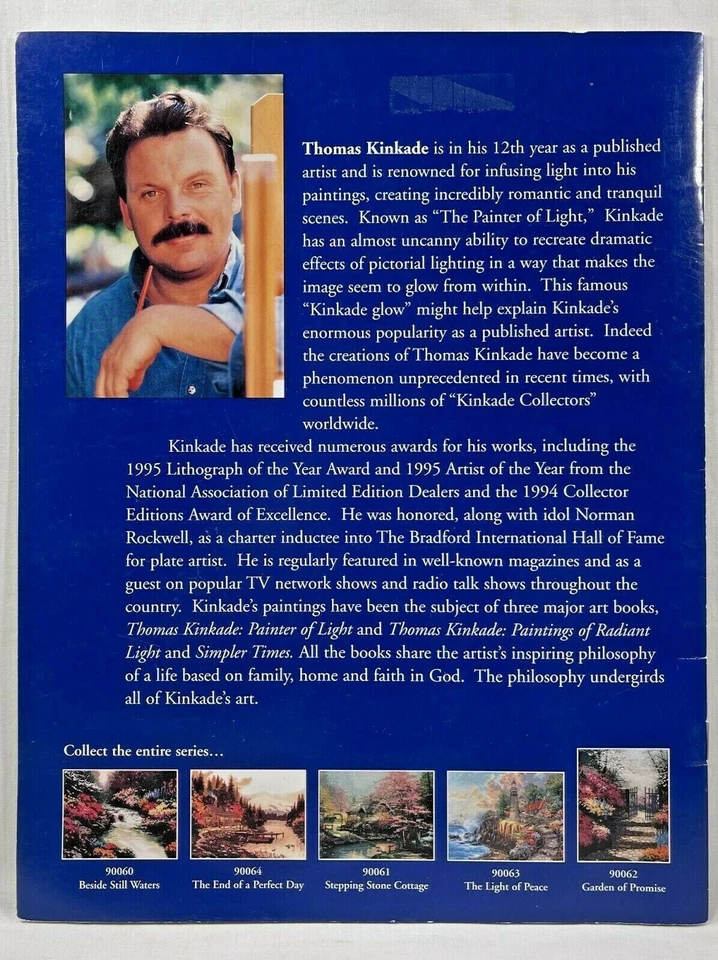 CD Thomas Kinkade 1998 The End of a Perfect Day 90064 patrón de punto de cruz 10152 Foto 2 de 2