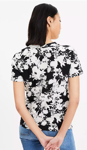 NEU Neu mit Etikett Loft Garden Everyday Crew T-Shirt Farbe: schwarz/weiß Größe: XS - Bild 2 von 2
