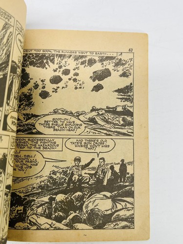 War Picture Library Comic Magazine #1025 Beach Head 1975 Staple Binding - Imagen 4 de 6