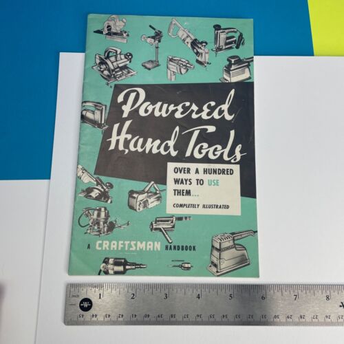 Vintage 1959 Sears Craftsman Handbook Powered Hand Tools Fully Illustrated - Picture 4 of 7