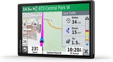 Garmin DriveSmart 55 and Traffic GPS Navigator, 5.5” Black 010-02037-02 - No Map