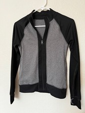 SO Kohl s Active Jacket Grey/Black - Girls Size 12