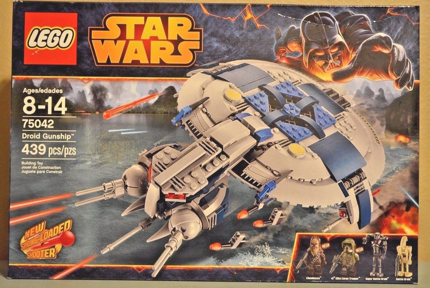 LEGO Star Wars 75042 Droid Gunship - 439 Pieces - 4 Minifigures NEW NIB RetiROT LEGO Star Wars 75042 Droid Gunship - 439 Pieces - 4 Minifigures NEW NIB RetiROT