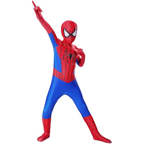 Kinder Jungen Mädchen Fasching Karneval Cosplay Kostüm Spider-Man Superheldenゝ - Bild 20 von 40
