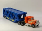Vintage 1985 Super GoBots Staks Semi Truck W/Transport Trailer Bandai Tonka