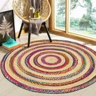 Indian Round Hand Woven Rugs