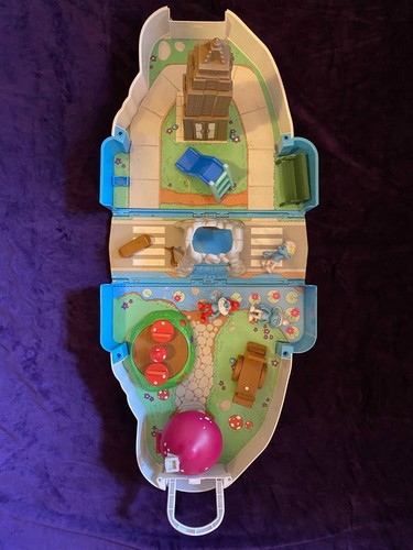 Jakks 2011 ❤ The Smurfs ❤Movie Fold Out / Carry Park Playset Lot with Figures ++ - Picture 4 of 12