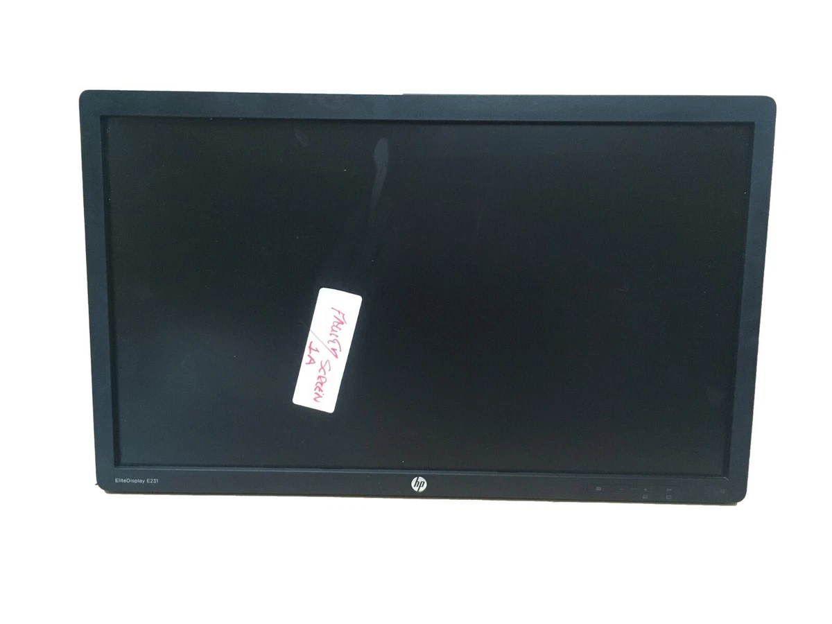 HP EliteDisplay E231 23 inch Monitor Faulty Screen Broken eBay