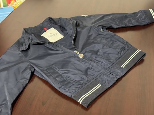 Moncler Enfant Logo Patch Windbreaker Jacket SIZE 4 YEARS OLD! FREE SHIP! NR! - Picture 2 of 20