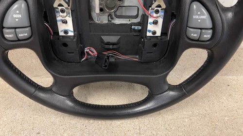 00 02 Pontiac Firebird Trans AM Black Leather Steering OEM GM Wheel 88K - Picture 6 of 19