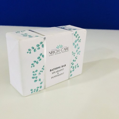 Handcrafted using Fresh Peppermint and Spearmint Bathing Soap Natural Ingredient - Picture 6 of 12