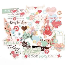 Prima Marketing My Prima Planner Embellishments - Be Happy - Ephemera
