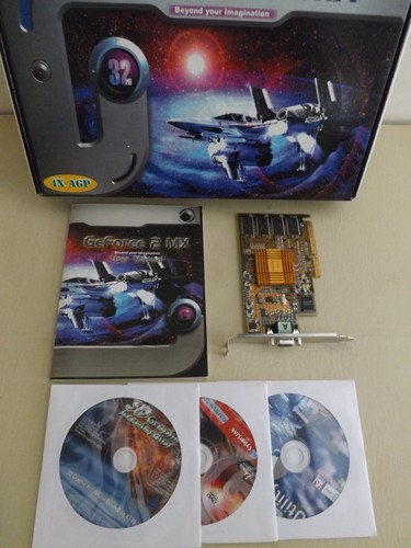 Cardex GeForce2 MX 4X AGP 32MB Graphics 3D Accelerator
