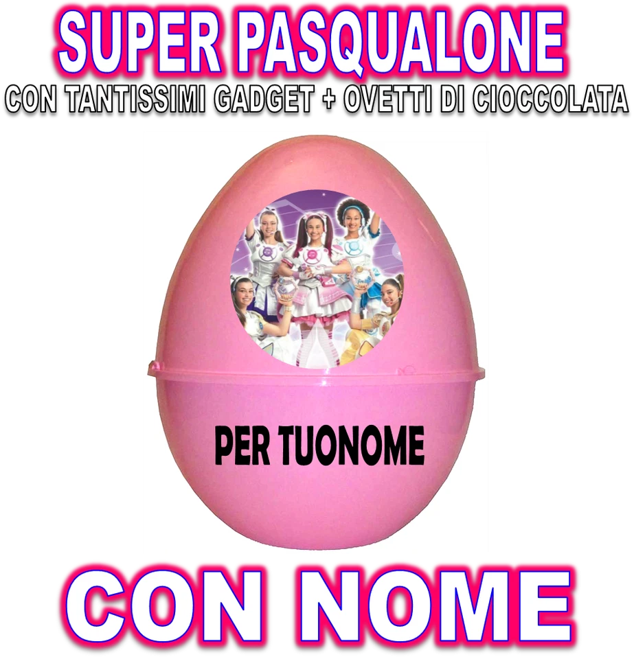 MIRACLE TUNES SUPER PASQUALONE SORPRESONE UOVO DI PASQUA CONTENITORE