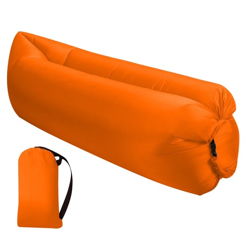 Beach Chair Inflatable Lazy Air Bed Camping Lounger Couch Chair Sleeping Bag - Picture 16 of 32