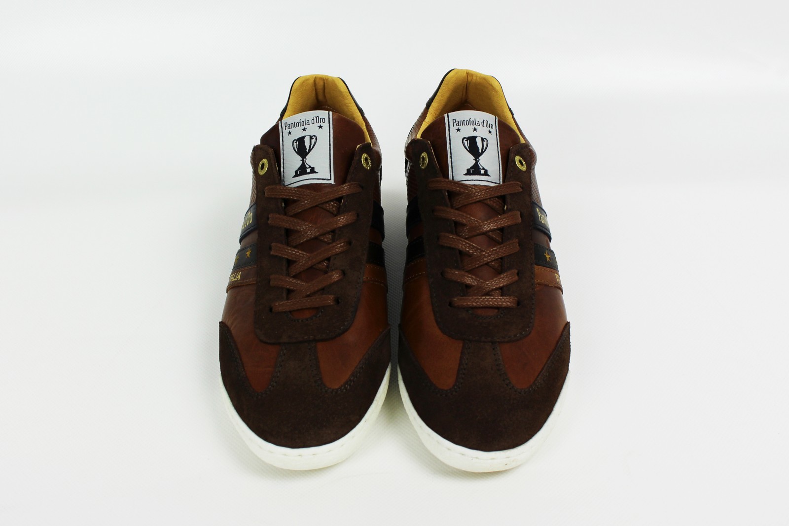 Pantofola d'Oro Herren Vasto Uomo Low Sneaker Braun (Tortoise Shell) Gr. 41 Pantofola d'Oro Herren Vasto Uomo Low Sneaker Braun (Tortoise Shell) Gr. 41