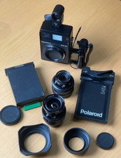 Polaroid 600SE - The "GOOSE" - Medium Format Camera w/127mm, 75mm Mamiya lenses 
