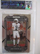 2023 Panini Prizm Football RC #17 Joey Porter Jr.  Graded TSC