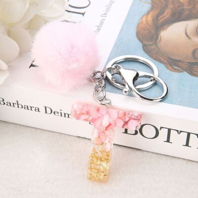 English Alphabet Keyring Alphabet Key Chain vendre Handbag Charms 26 Letter Keychain